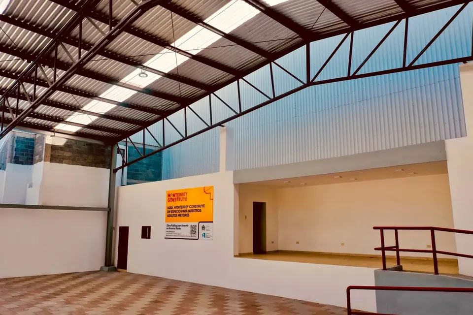 Centro para Adultos Mayores, obra terminada