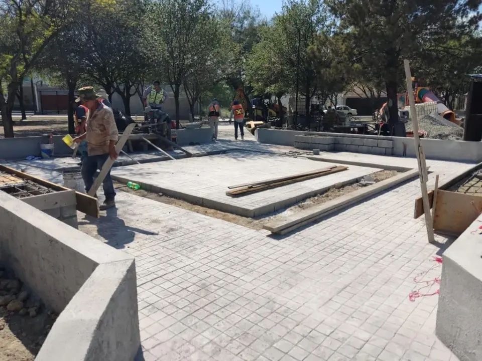 Plaza Rinconada, proceso de obra